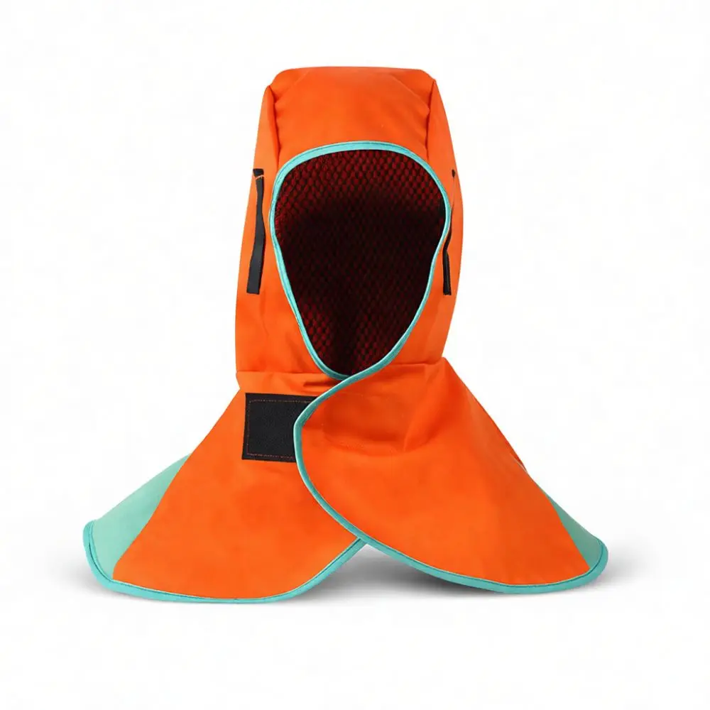 Anti Spark Welding Hood Fireproof Breathable Head Cover Industrial Safety Protection Cap For Outdoor And Factory Welding