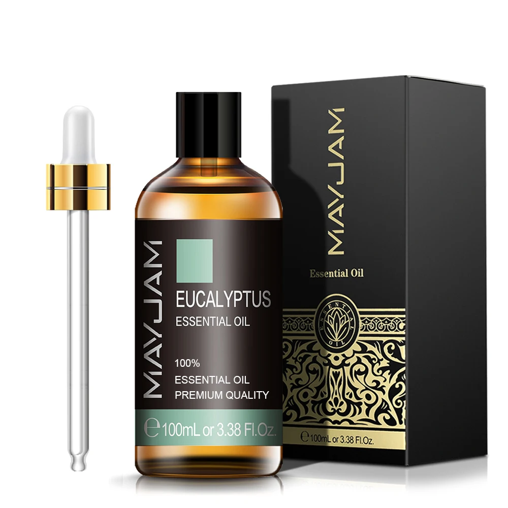 MAYJAM 100ml Eucalyptus Essential Oil DIY Making Candles Air Freshener Mint Vanilla Lavender Sandalwood Bergamot Tea Tree Aroma