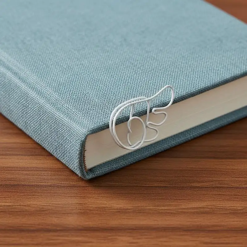 10/20/50Pcs INS Style Angel Wing Shaped Metal Paper Clips Simple Cute Pin For Student Stationery Office Decoration Supplies