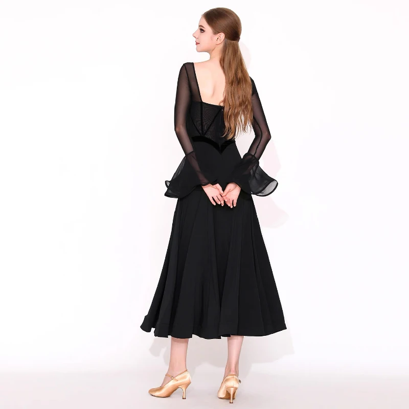 Sukienki do tańca towarzyskiego dla kobiet, profesjonalne stroje do występów, spódnica do flamenco, czerwona sukienka do walca nowoczesnego dla pań.