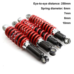 250mm Front/Rear Suspension Spring Shocker For DIY China 50cc 70cc 90cc 110cc 125cc 150cc ATV Go kart Buggy Quad Bike parts