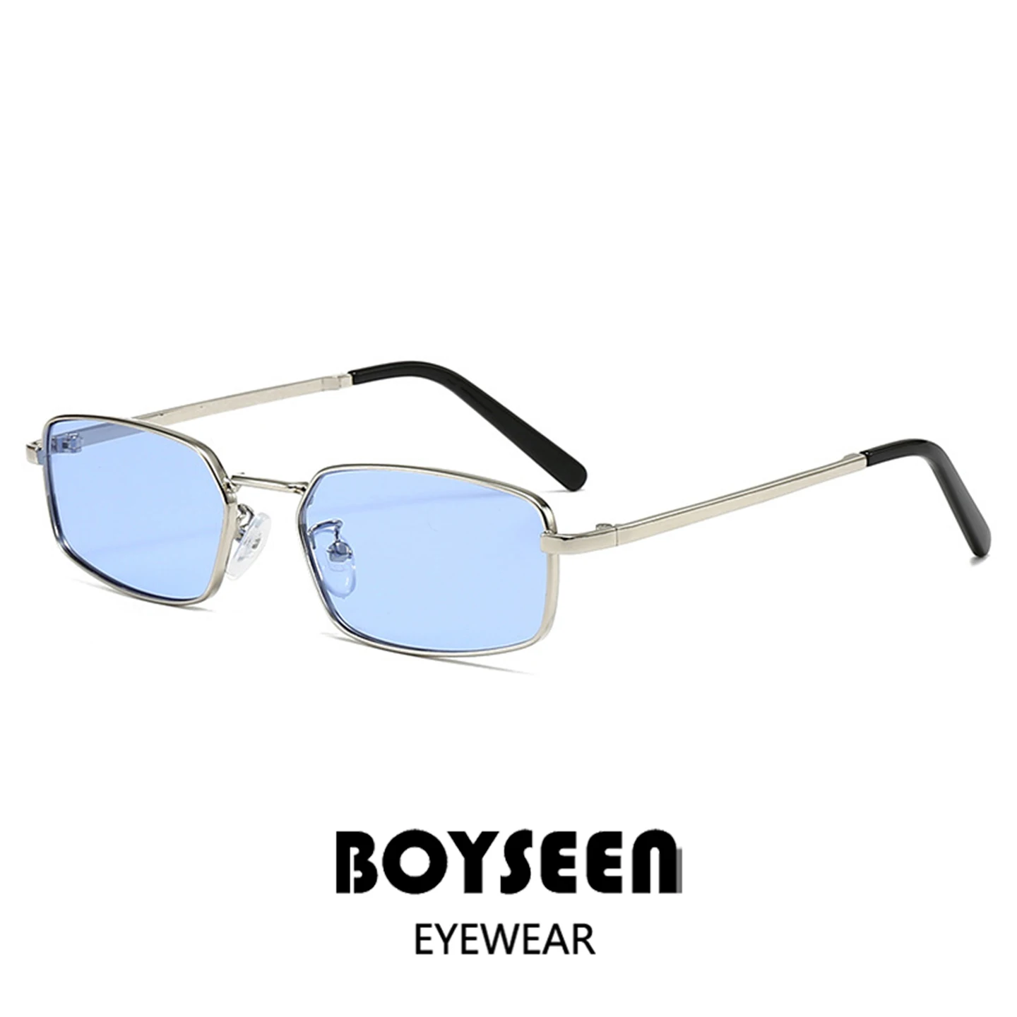American Style Metal Vintage Sunglasses Narrow Frame Can Make Prescription Glasses Old Money Style Sunglasses