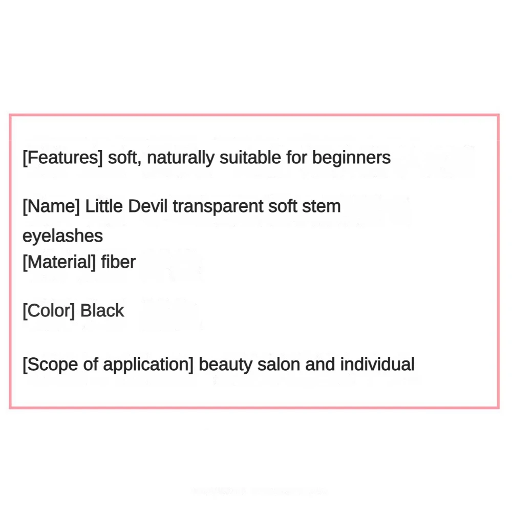 Artificial False Eyelashes Enlarge The Eyes Black Little Devil Comic False Eyelashes Beauty Accessories Extension Eyelash Fiber