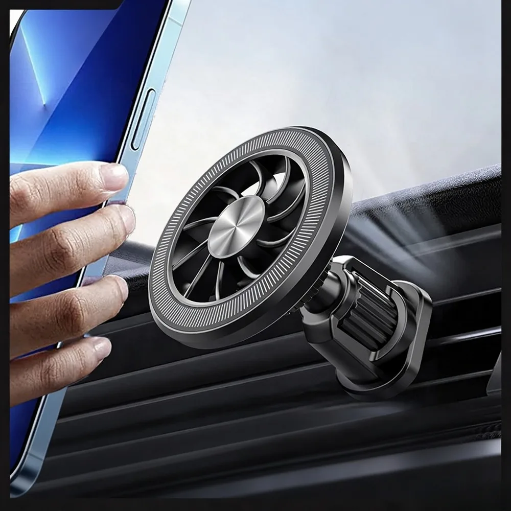 MagSafe Compatible Strong Magnetic Car Air Vent Phone Holder, Auto Air Outlet Phone Mount for Navigation