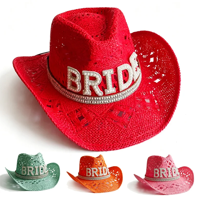 Vintage Summer Beach Bohemian Straw Hat Shell Women Men Western Cowboy Hats Wooden Beads Hollow Out Sun Hat Holiday Cap