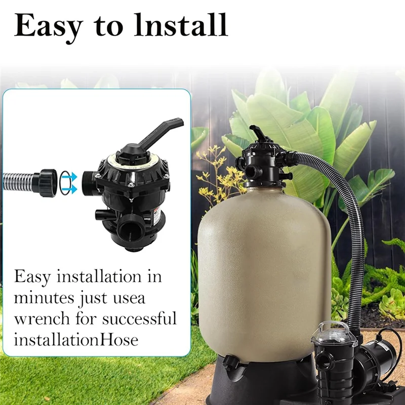 لمضخة حوض السباحة Pentair Sand Dollar وSta-Rite Cristal-Flo II المتوافقة مع 155710 لاستبدال خرطوم الفلتر-AA25