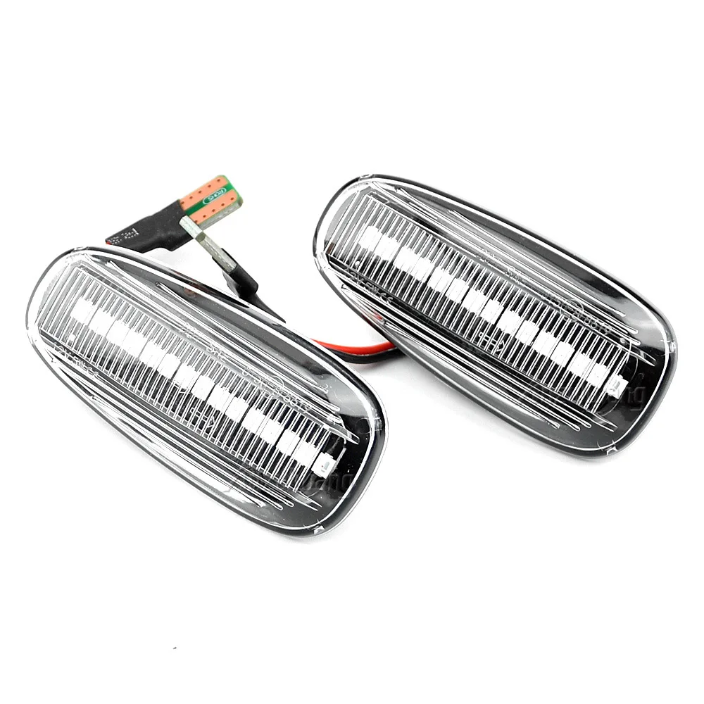 Dynamic LED Fender Turn Signal For Opel Astra G 1998-2009 Zafira A 1999-2005 Side Marker Lights lamps 2000 2001 2002 2003 2004