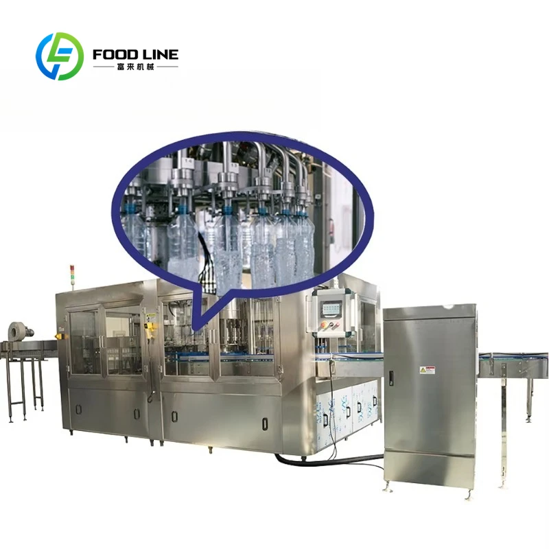Custom Full Automatic Complete Drinking Pure Mineral Water Bottle Filling Machine Production Line Plant For Business Factory