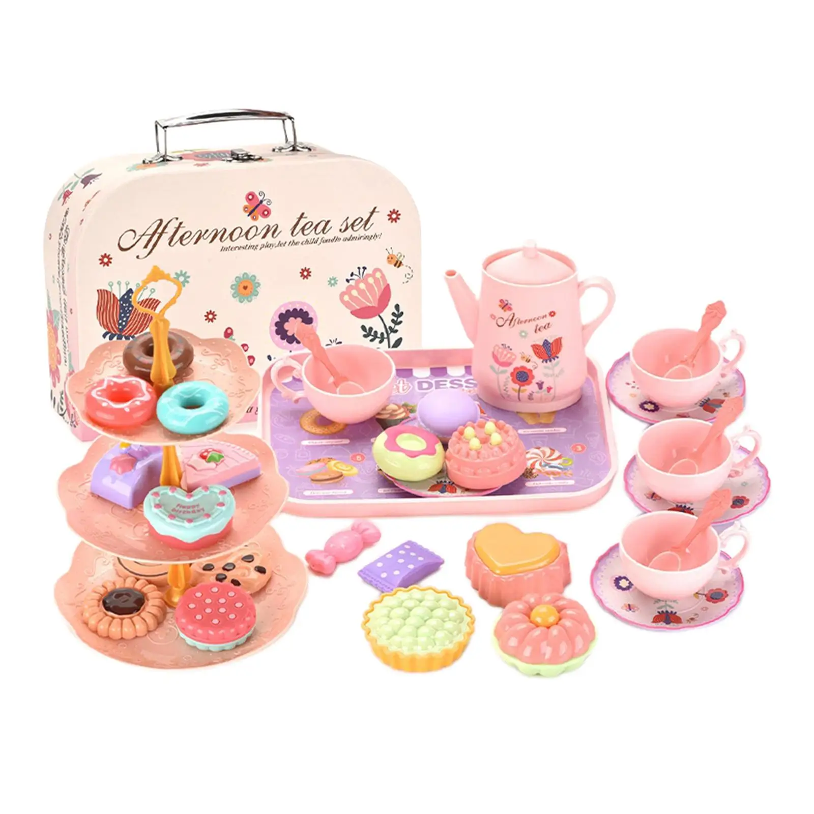 Play House Kitchen Afternoon Tea montessori Toy Early Educational Simulation Tea