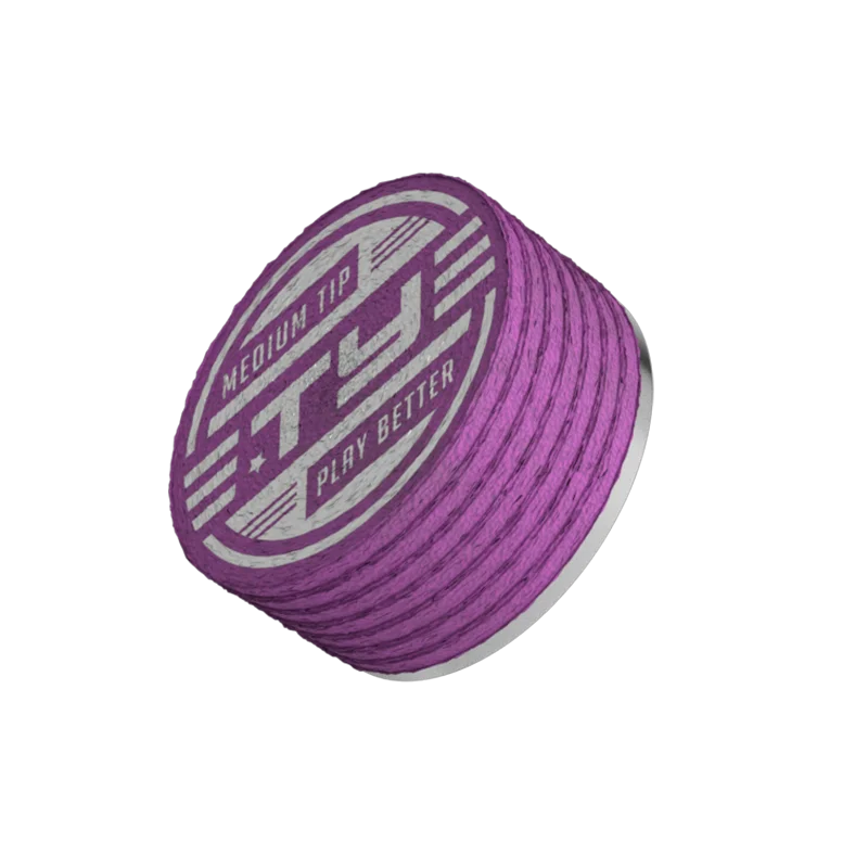 카렁배 전용 당구 큐 팁 TY Lavender Original 14mm Billiard Cue Stick Tip Low Deflection High-Elasticity For Pool Or Carom Accessories