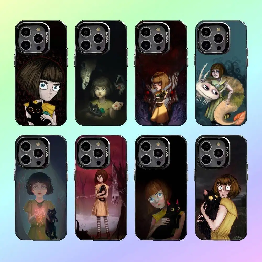 

Game F-Fran B-Bow Horror Phone Case For iPhone17,16,15,14,13,12,11 Plus,Pro Max Colored silver phone case