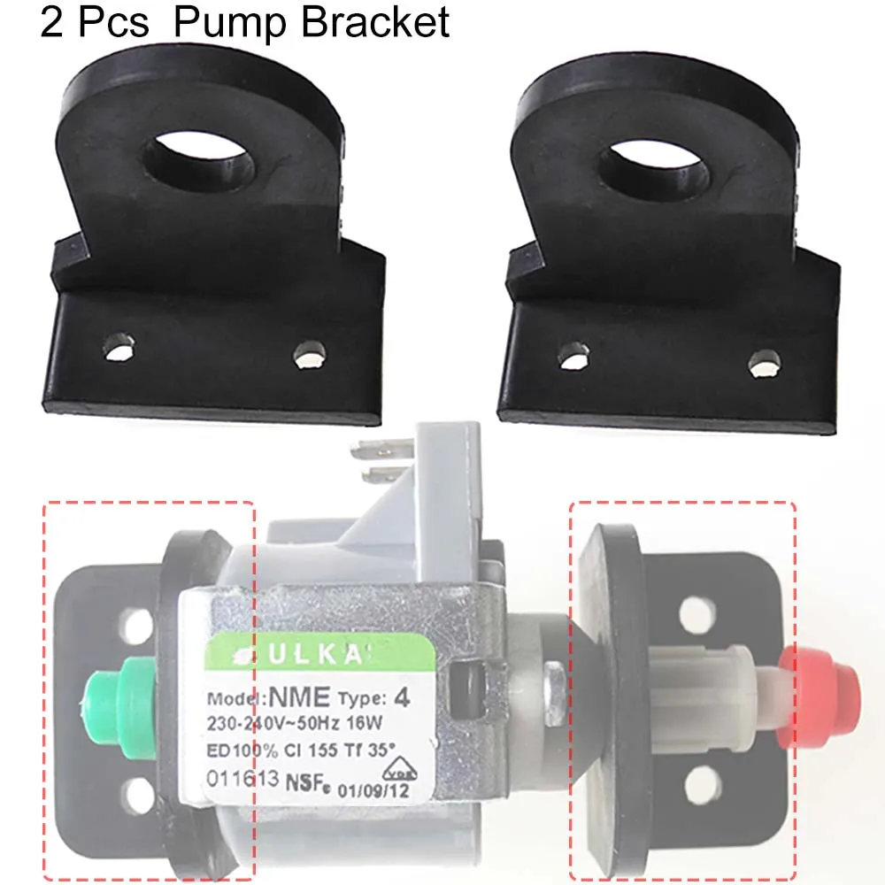 

2 Pcs Pump Holder for 16W/ 47W 48W 52W Solenoid Pump Shock Absorber Bracket Replacement Rubber Shock-Absorbing Mount