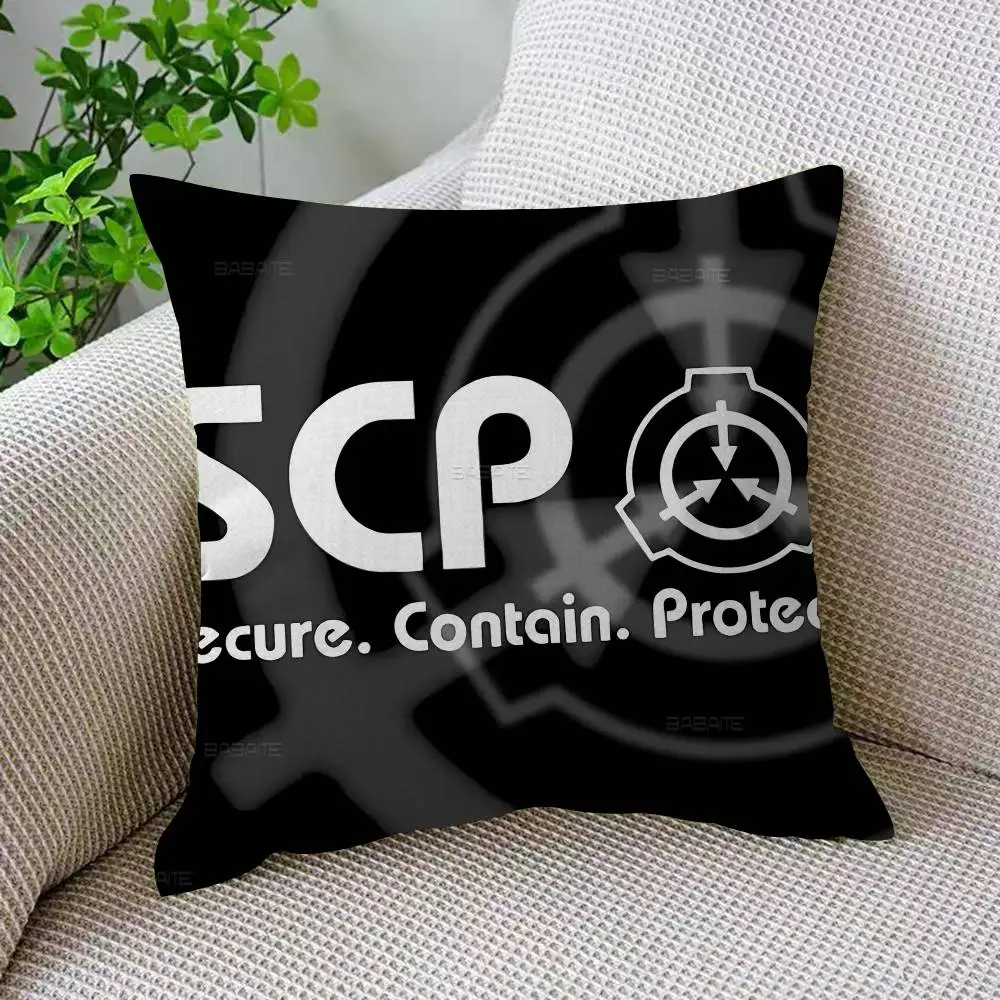 Popular Foundation Scp F-Foundation Game Maple Design Cushion Cover Happy Autumn Harvest decor Holiday Decorati Pillow Cover