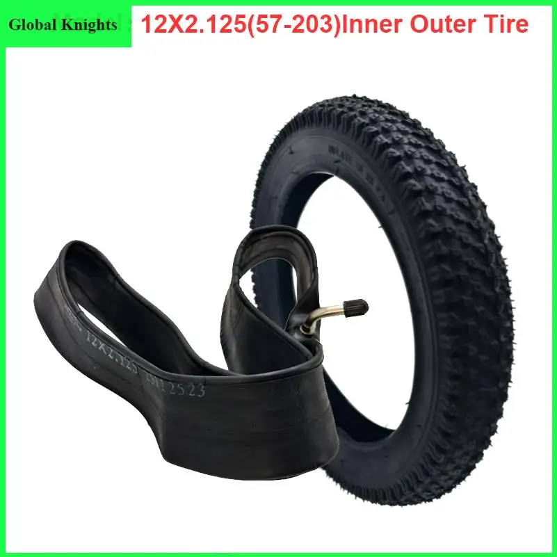 High quality 12x2.125 57-203 outer tire, thick and wear-resistant, suitable for replacing parts of bicycle outer tires