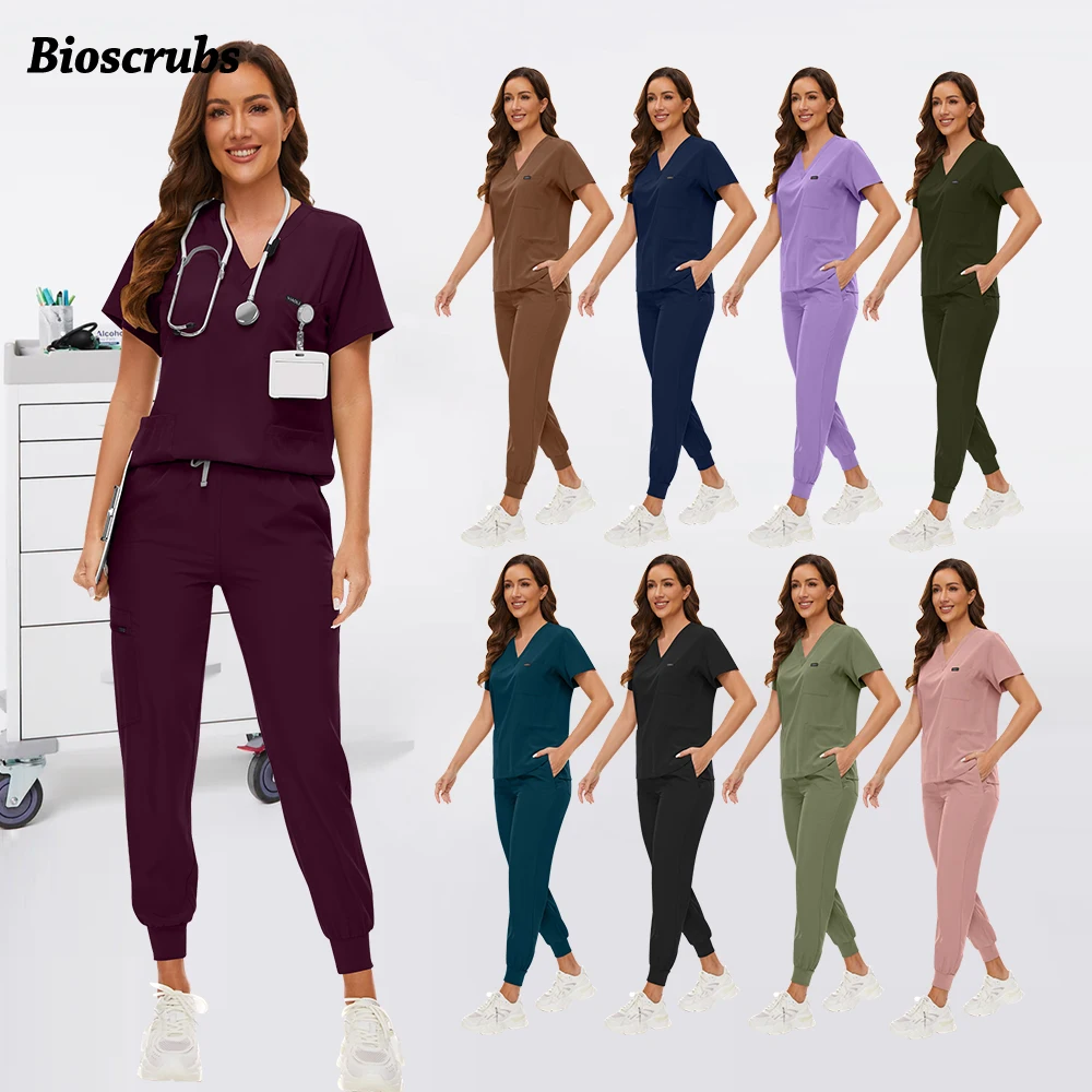 マルチカラー美容師制服医療手術服臨床歯科医麻酔科医作業服薬局ペットショップ作業服