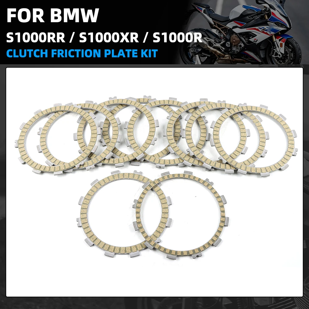 Fit for BMW S1000RR S1000XR S1000R Motorcycle Clutch Friction Disc Plate Kit Set S 1000 XR RR R 2013 2014 2015 2016 2017 2018