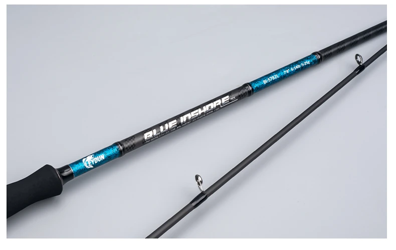 BLUE INSHORE Angelruten Inshore Breakwater Bass Rod S782L S862ML S902ML Saltwater Light Fast 2-teilige Spinnruten – Detail 11