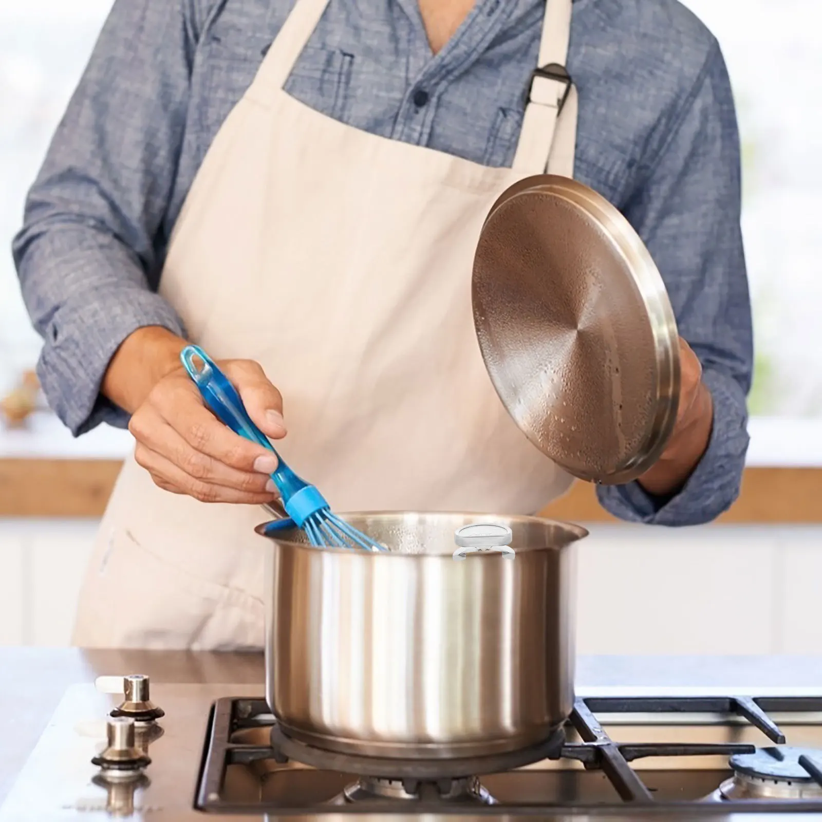 

Oil Frying Thermometer Stainless Steel Deep Fry Cooking Kitchen Gauge High Temperature Resistant Accurate Probe For Baking