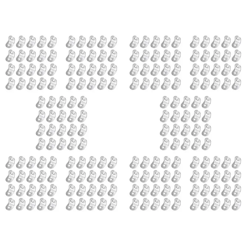 

A98E-200 шт. 20 мм x 20 мм 90-градусные угловые кронштейны для полок