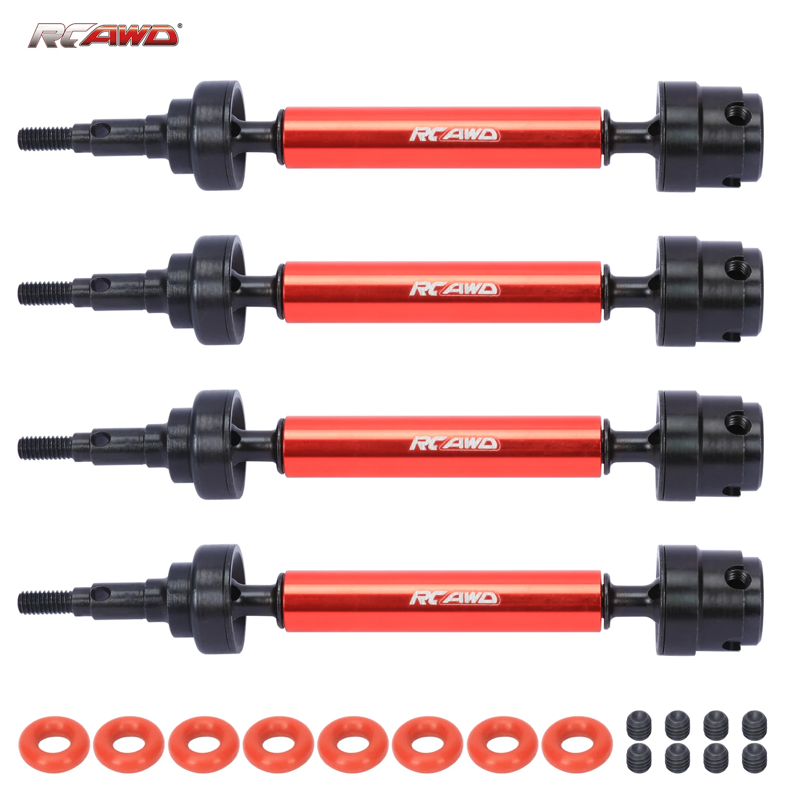 4x #45 alloy front/rear CVD SLIDER driveshaft axle shaft for 1/10 ARRMA 3s Mage&BLX Big Rock/Granite/Senton/Vortecks