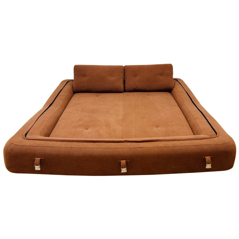 

Vacuum compression sofa fabric sofa bed sitting and lying integrated dual-purpose lazy sofa folding small apartment living room