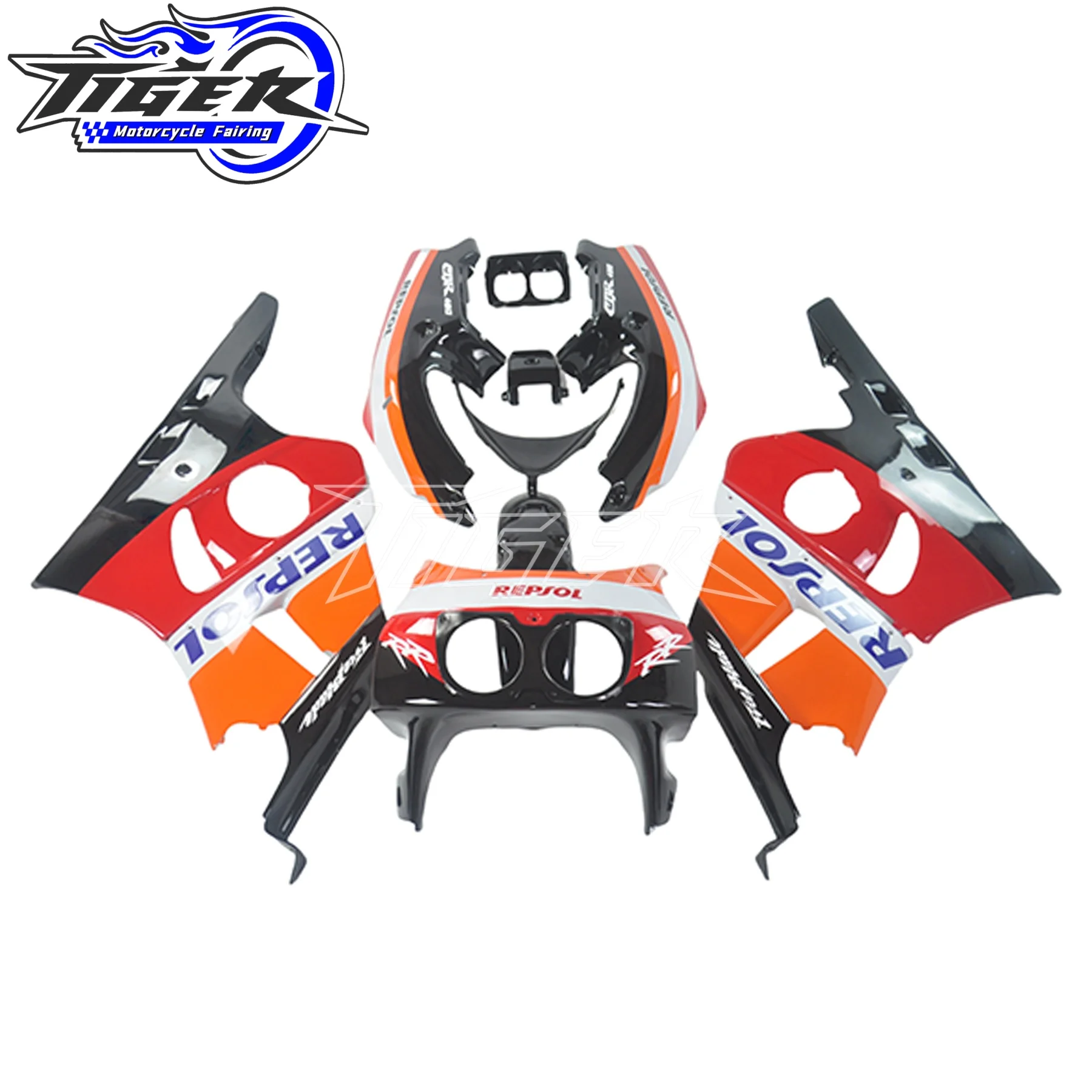 Fit For Honda CBR400RR NC29 1990 - 1999 Motorcycle Fairing Bodywork Kit Panel Set 90 91 2