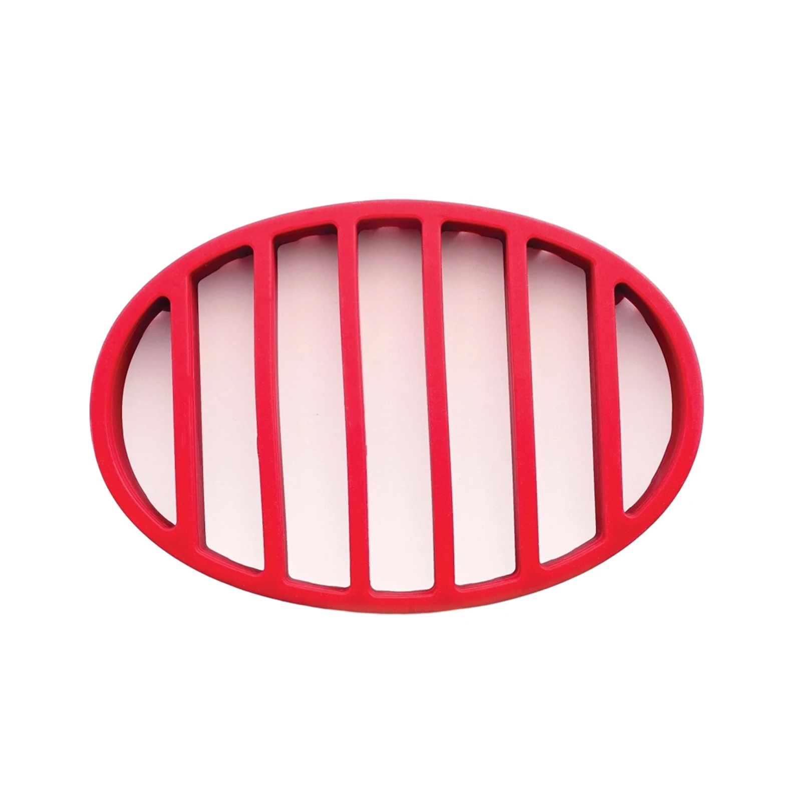 Red Silicone Roasting Rack For Instant Pot Safe Cooking Solution Compact And Easy To Carry