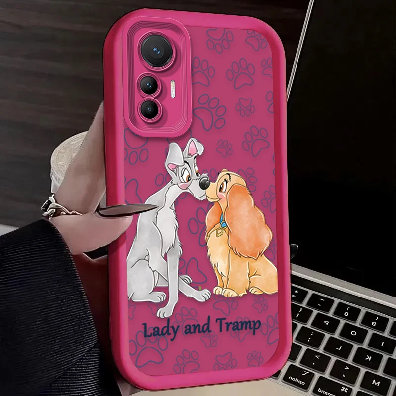 ديزني سيدة Tramp قضية الهاتف ل Xiaomi Poco F7 F6 F5 F4 F3 M5s C65 C75 C71 X7 X6 X5 X4 GT X3 NFC M7 M6 Pro 4G 5G غطاء ناعم