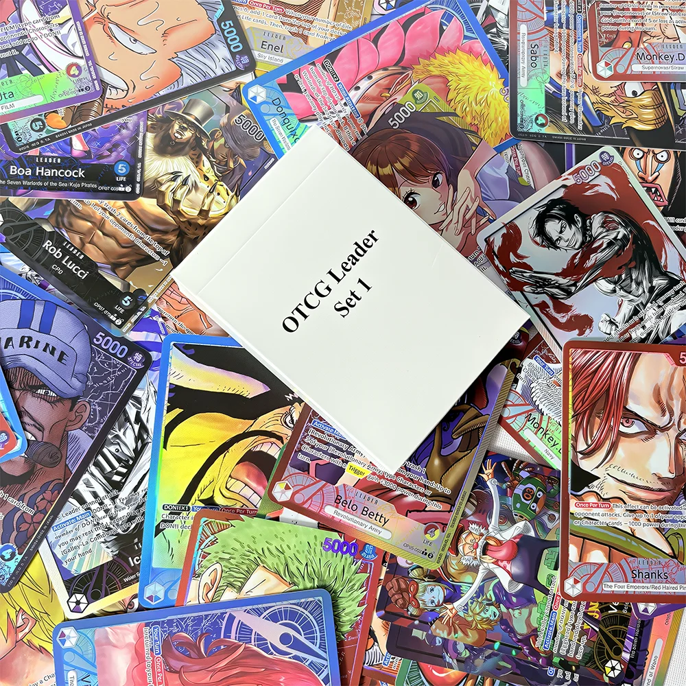 

Аниме One Piece: Коллекционные карточки OPCG (английская версия) — Санджи, Монки Д. Луффи, Перона, Бонни, Тич. Игровые аниме-карточки.