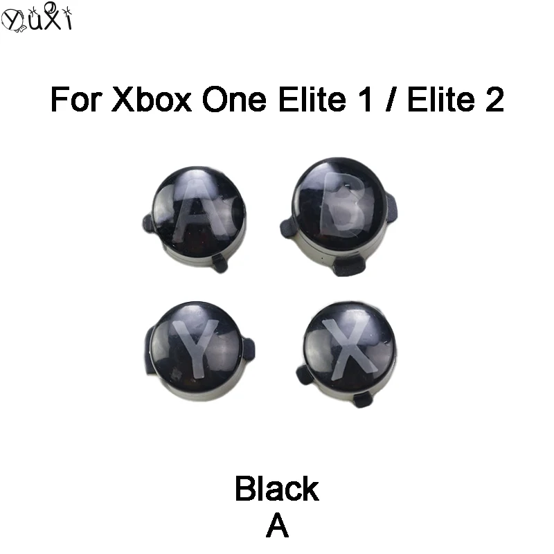 YuXi 1SET For XBOX One S X1S Elite 1 2 XBOX Series S/X Wireless Controller Replacement ABXY Button Kit Gamepad Button Set Parts