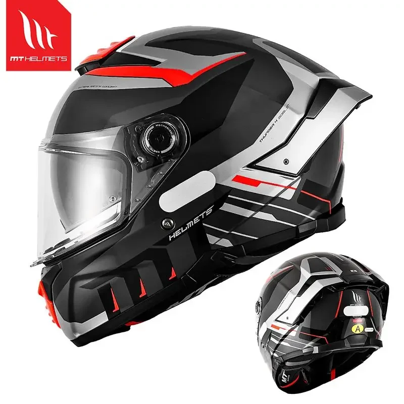 MT Motorcycle Helmet Double Lens Full face off-Road Racing ECE DOT Certification Casque moto cross motorcycle helmet