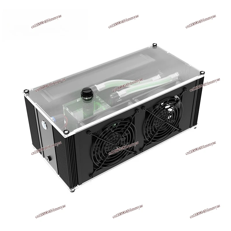 

Desktop Notebook Mobile Phone Water Cooling System BOX-24YT Thick 45mm Double-layer Heat Dissipation Row