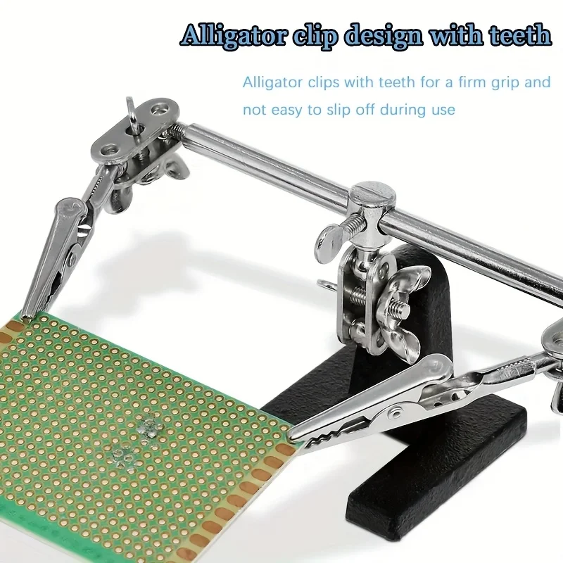 Third Hand Soldering Iron Stand, Clip Help Hand Clamp Tool Holder, Clamp Hand Help Welding Table, Welding Repair Tools
