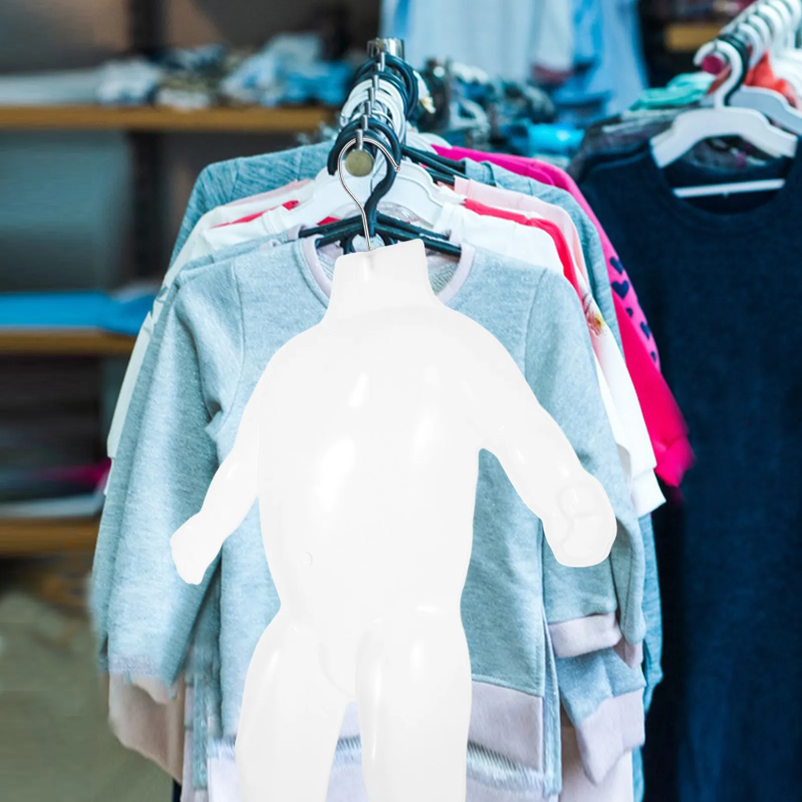 

Children's Mannequin Hanger Kid Size Full Body Plastic Adjustable Lightweight Display Props For Clothing Store Exhibitions