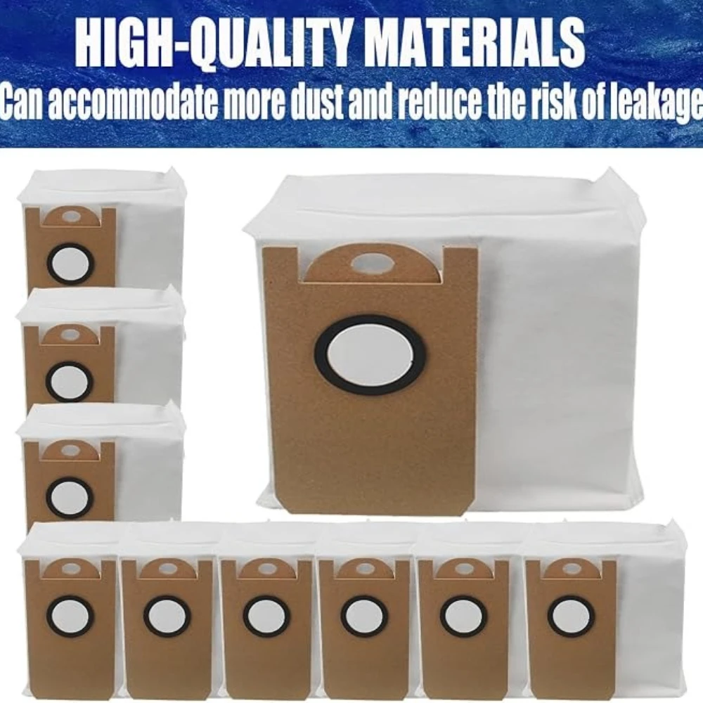 Dust Bags Used For VIOMI S9 Robot Vacuum Cleaner Dust Bag Cleaner Large Capacity Leakproof Dust Bag Replacement Parts Kit