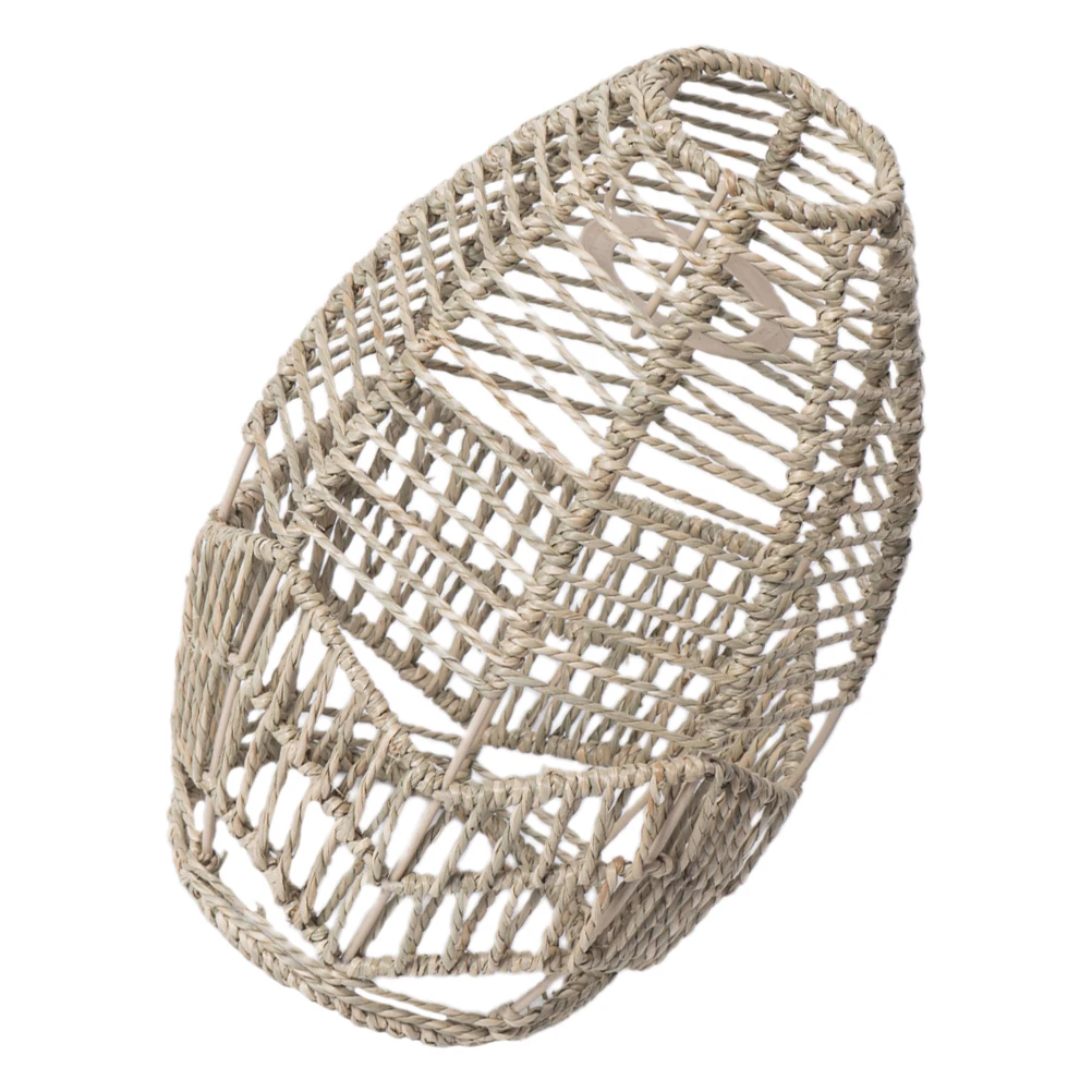 

Rustic Lampshade Rope Cover Square Light Shade Ceiling Small Lamp Shade Retro Weaving Practical Lampshades