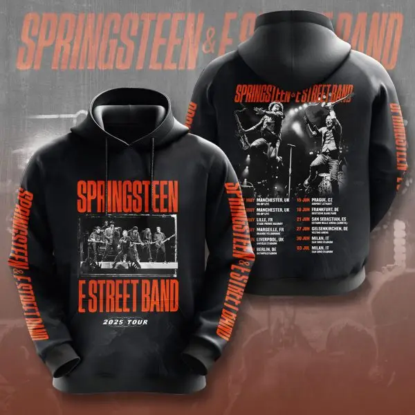 الكلاسيكية بروس سبرينغستين هوديس 2025 جديد ثلاثية الأبعاد روك المغني طباعة البلوز عادية الرجال النساء الهيب هوب الاتجاه رياضية Y2k البلوز #5