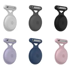 Silicone Tracker Case Anti-scratch Waterproof Tracker Accessories Sleeve Keychain Brooch Pin Holder Case for AirTag Kids