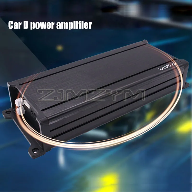 Car Audio Amplificador Modification 1200W Single Channel Digital D-Class High-Power Car Power Amplifier