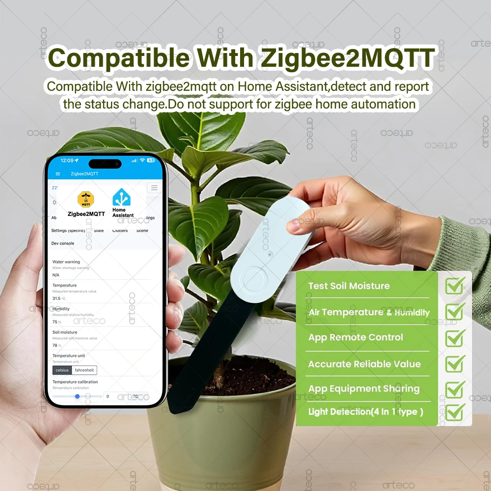 Zigbee Soil Moisture Sensor Te - Smart Garden Furniture review and price