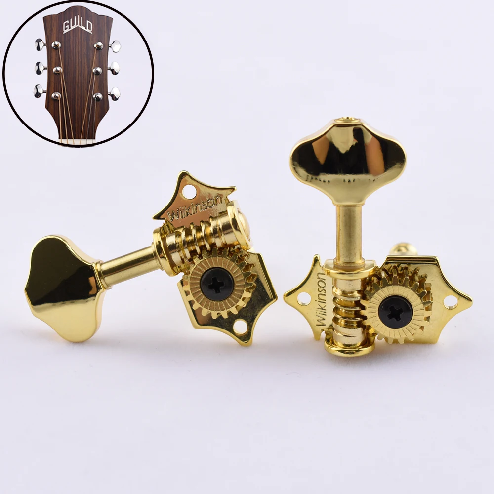 

Original Wilkinson WJ-28 ballad wooden Guitar Machine Heads Tuners - Gold