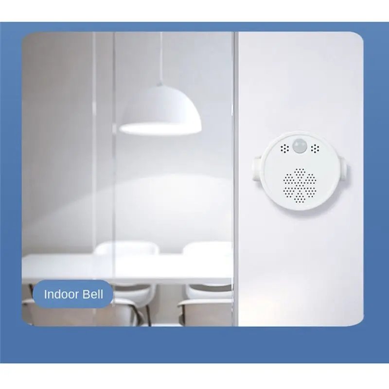 【A08I】 Audio Entrance Welcome Greeting Voice Prompter Infrared Induction Speaker Reminder Sound Welcome Ring