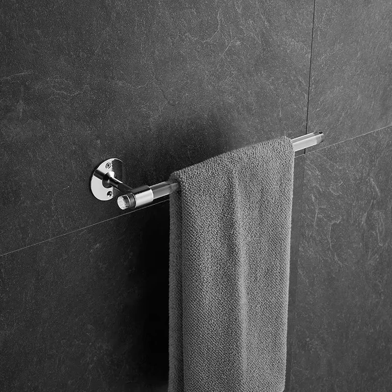 HONGDEC Vierteiliges, quadratisches Handtuchhalter-Set aus Metall zur Wandmontage, heißer Verkauf, Badezimmer-Accessoires