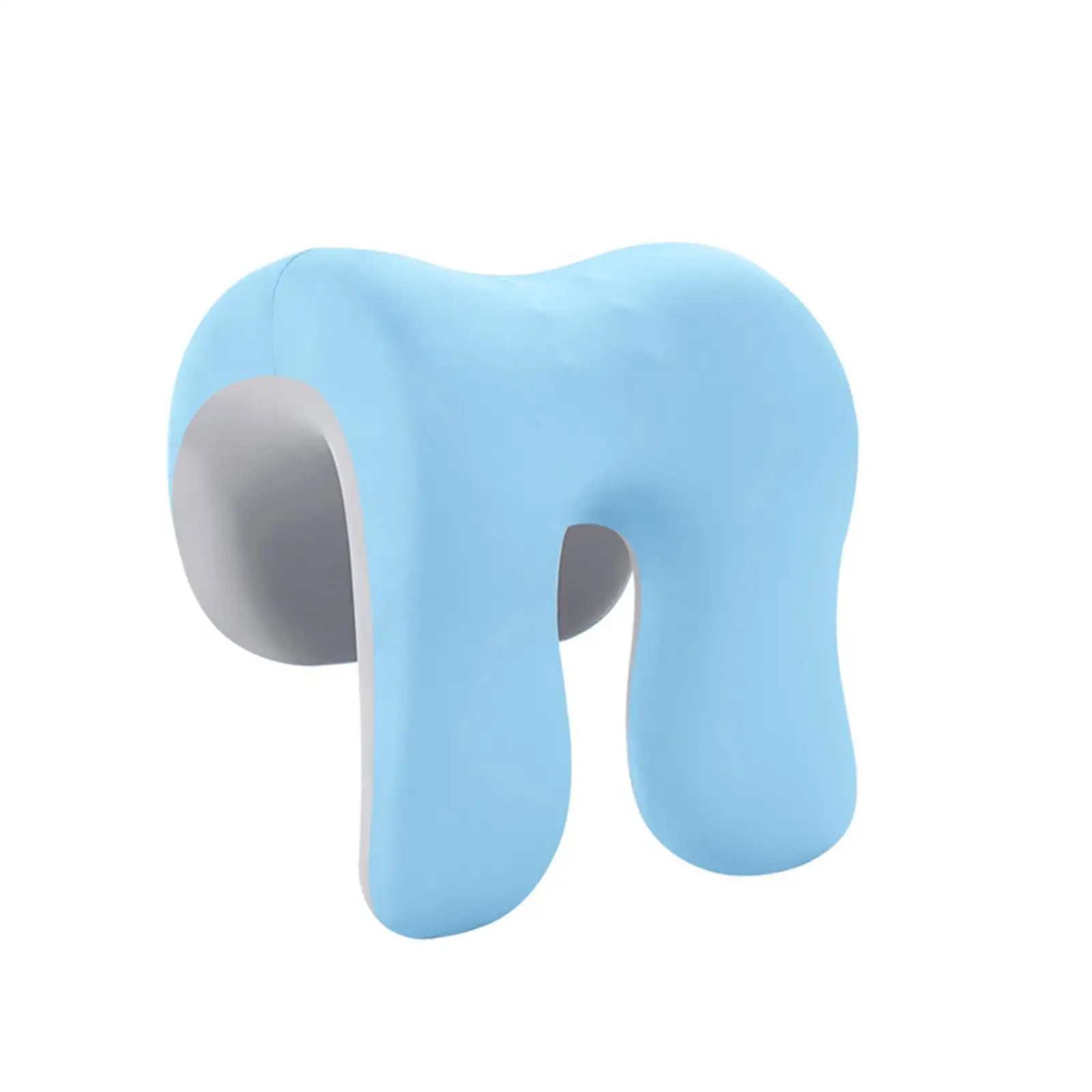 Silk Cover Desk Napping Pillow Memory Foam Neck Support Cushion for Office Student Lunch Break Headrest