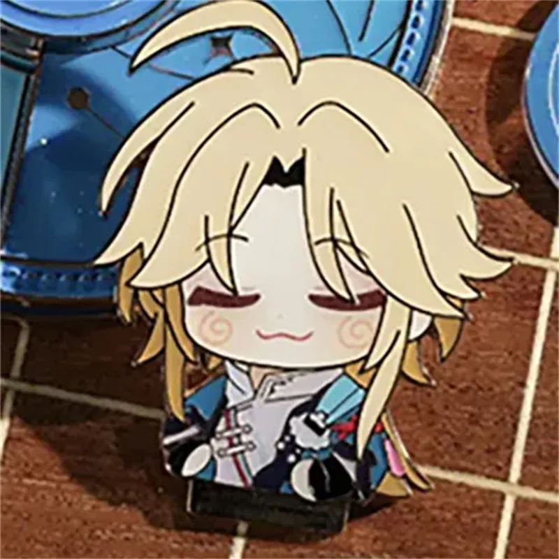 ستار دوم السكك الحديدية الشارة المعدنية لـ Jing Yuan Yan Qing Huo Huo حول لعبة الرسوم المتحركة رائعة في الشخصية #1