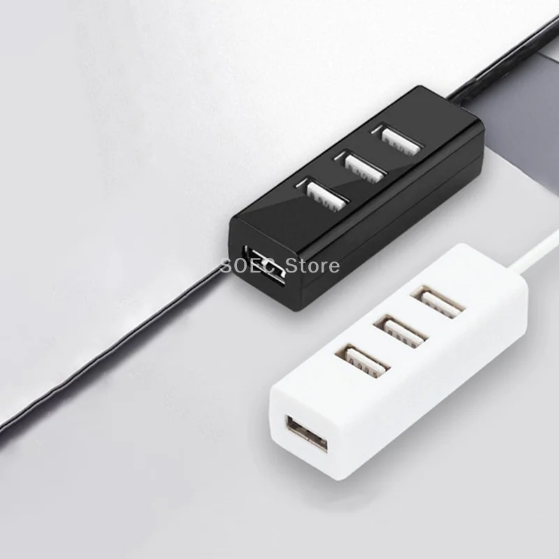 1PCS USB Hub USB Separators High Speed 4-port USB Expander Power Hub Adapter PC Laptop Accessories