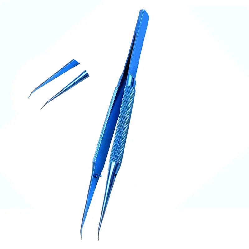 

T19C 2 PCS Maintenance Tool Of Titanium Alloy Tweezers Machine 0.15Mm Demagnetization Of Sharp-Pointed Straight Bending Tweezers
