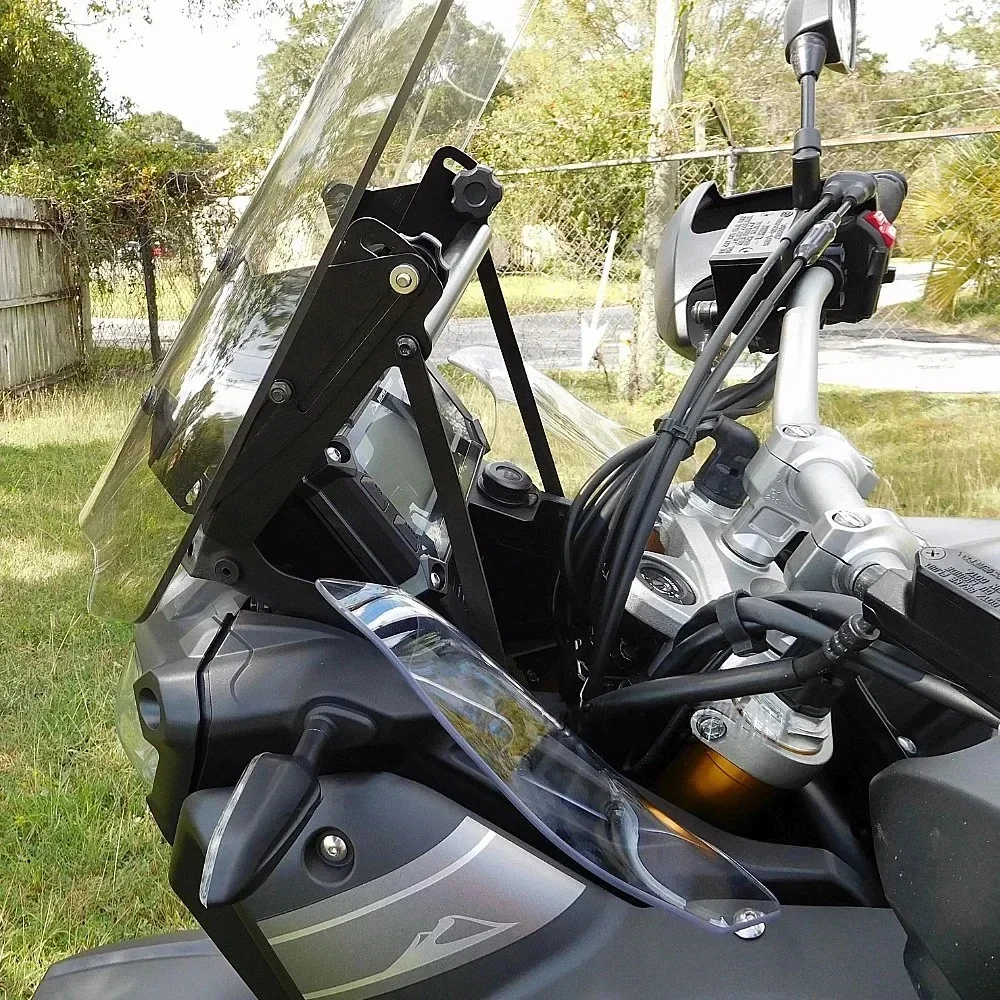 Motor Winglet Air Wind Deflector Aerodynamic Fairing Spoiler Windshield Handguard Side Panel For Yamaha XT1200Z Tenere 14-21