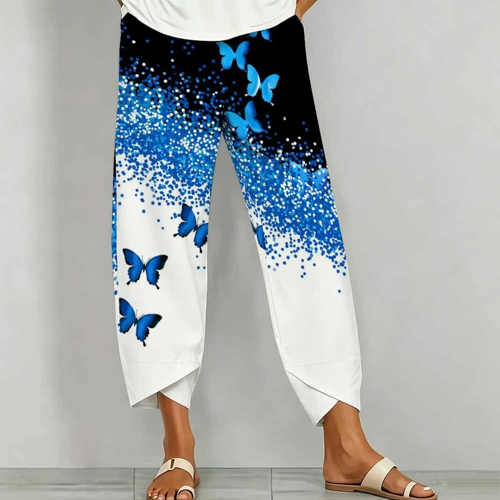 Autumn Daily Long Pants Commute Printed Pants Women's Fashion Trousers Elegance Sweatpants Winter Casual Jogging Pants