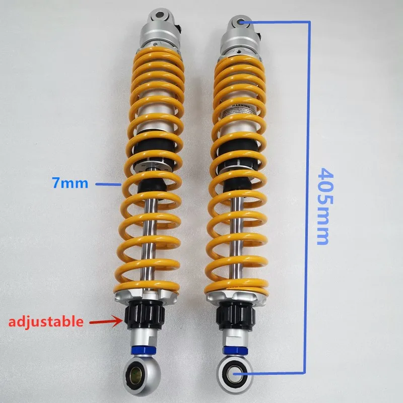 7mm Spring 390mm 400mm 430mm 450mm Motorcycle SHOCK ABSORBER for Honda XL100S XL125  XL185 XL200 XL250 XL500